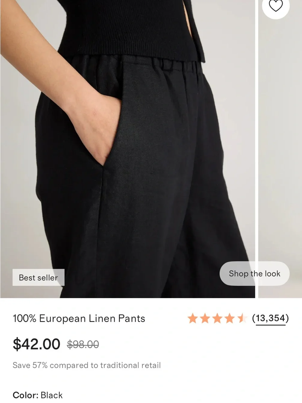 Quince - Wide-Leg Linen Pants